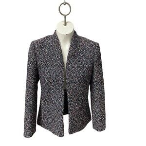 J.Crew Blazer Women's sz 2 Going Out Pink Confetti Tweed NWOT